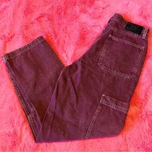 BDG Plum colored Straight leg Cargo pant